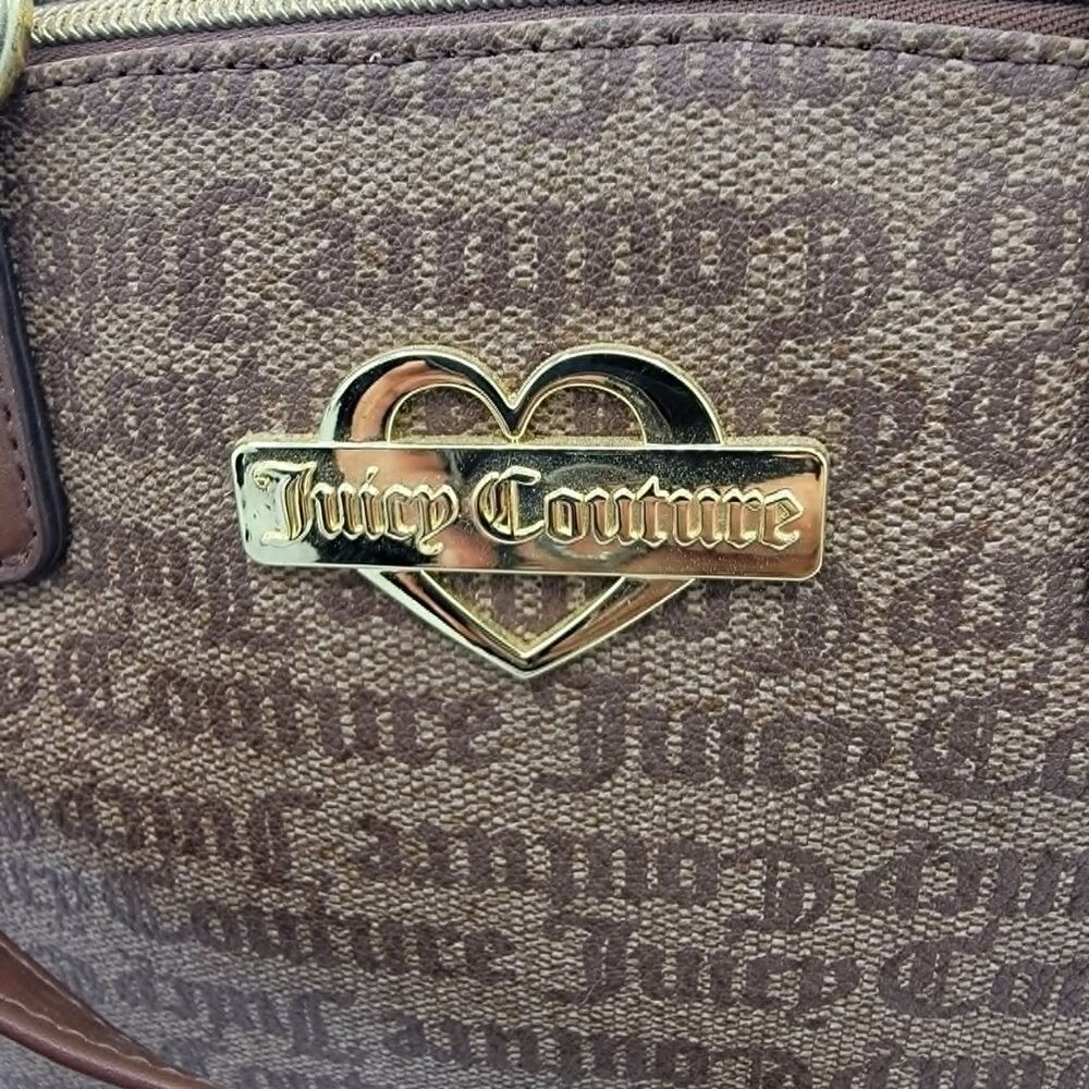 Juicy Couture Chestnut Glam Dome Tote Bag Purse Y2K 2000s New Women's - Picture 2 of 6